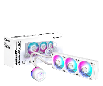 Wentylator do komputera GIGABYTE WaterForce X II 360 ARGB White 3x120mm